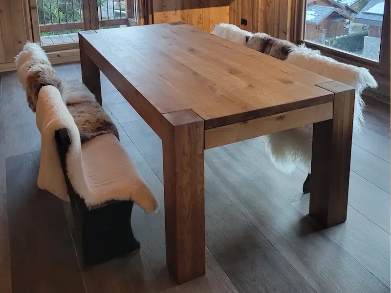 bespoke joinery custom built table